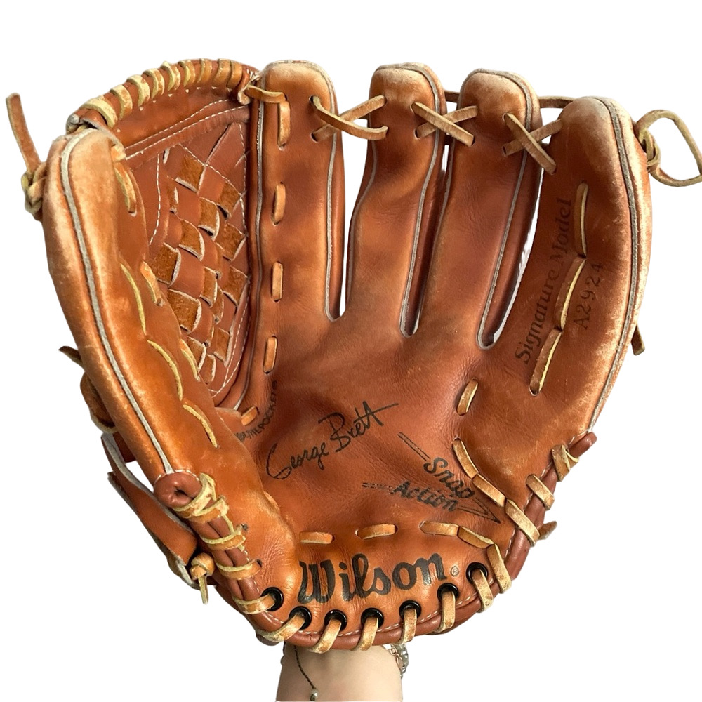 Wilson George Brett Brown Pro Special Baseball Glove - Left Handed, Small